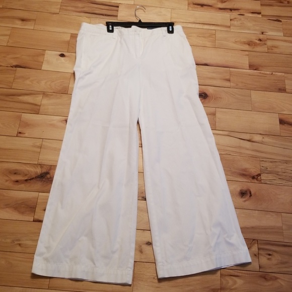 Lands' End Pants - Women white  lands'end